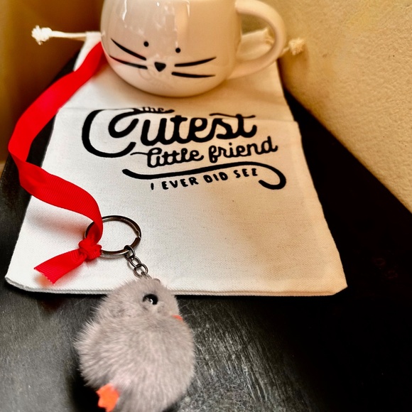 Cat Mug, Spoon, Bag and Cat Toy - Cat Lovers Gift Set - Picture 9 of 9